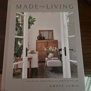 Amber Lewis Made for Living Hardcover Book - New Condition